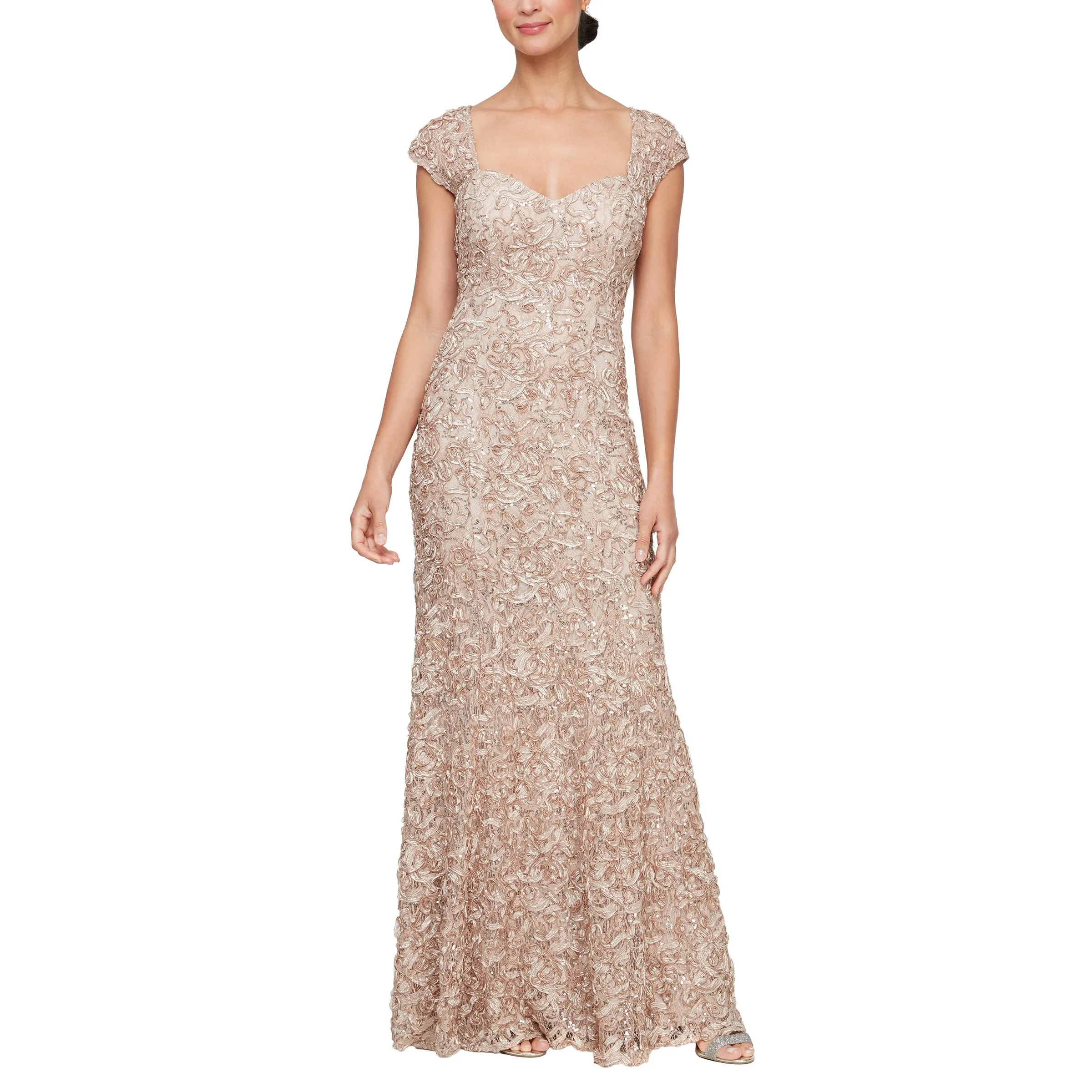 Alex Evenings 81122588 Long Evening Mother of the Bride Dress