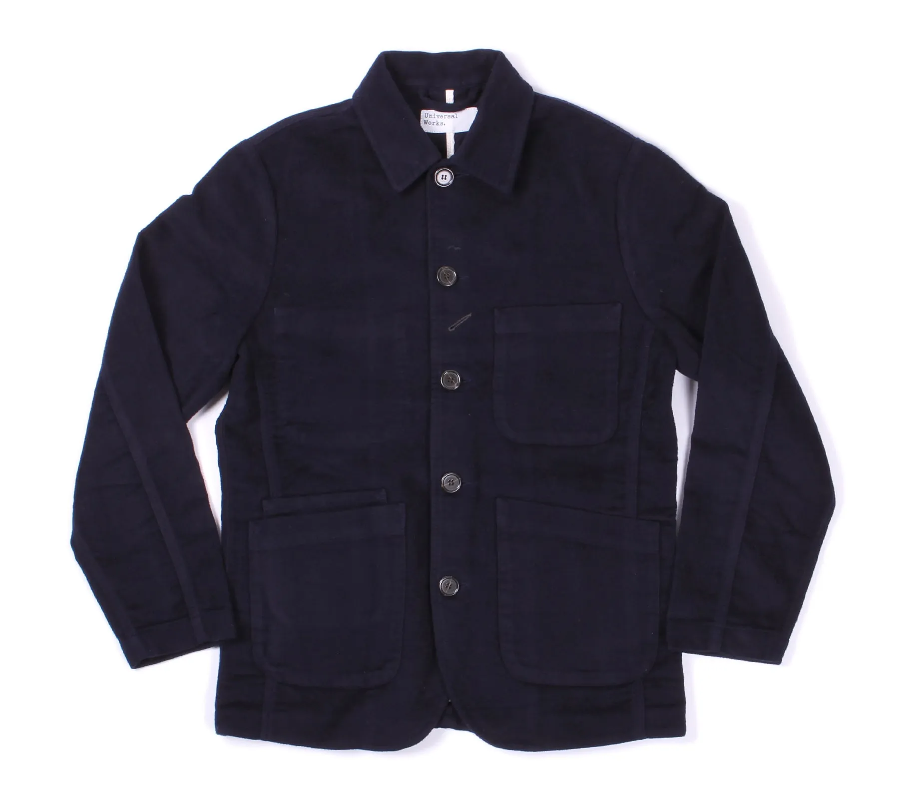 Bakers Jacket | Navy Brushed Moleskin