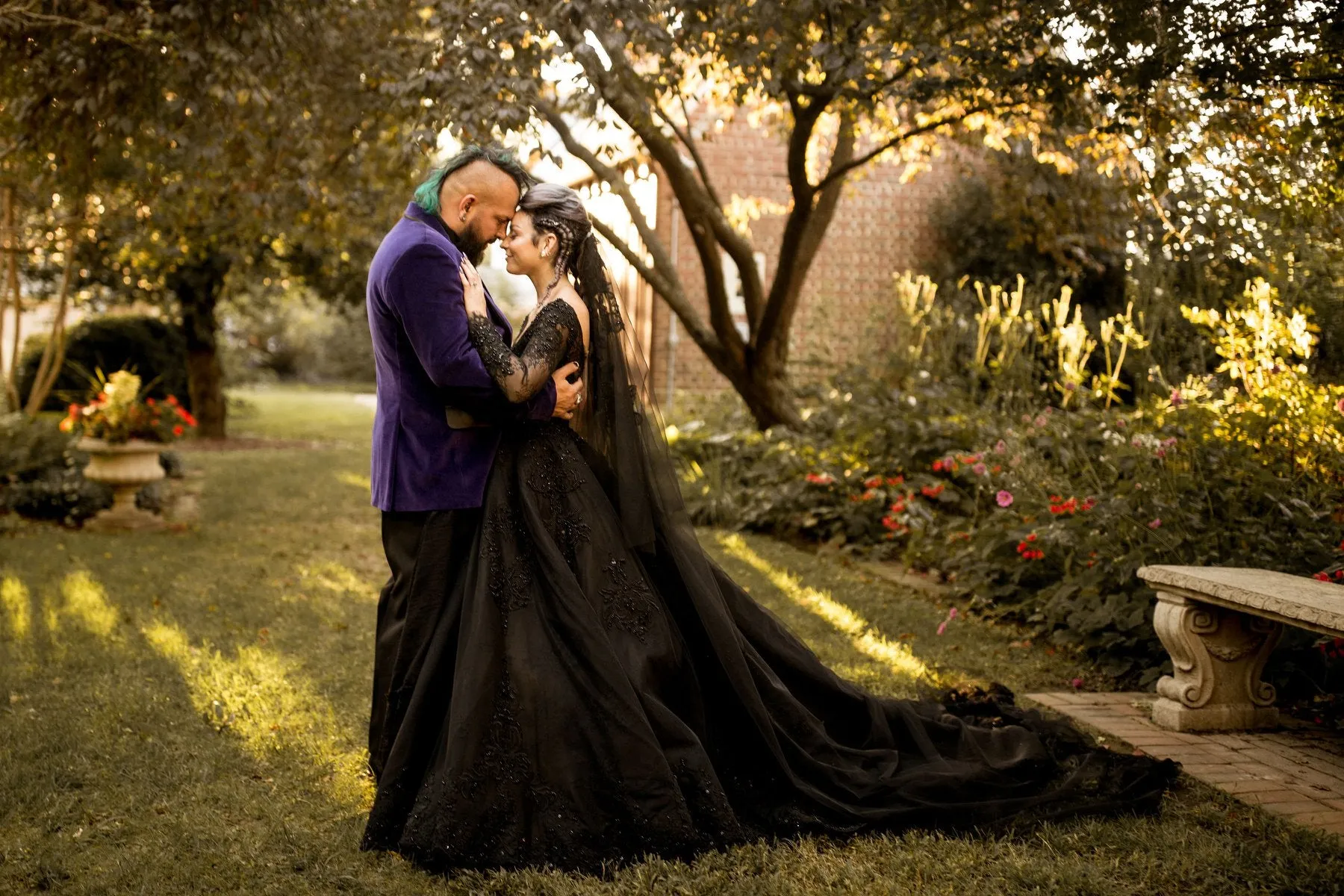 Black Ball Gown Wedding Dress (#Gabrielle)