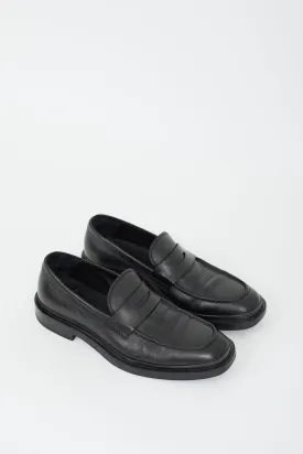 Black Leather Concrete 009 Loafer