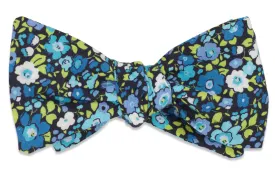 Blooming Blues Blue Floral Bow Tie