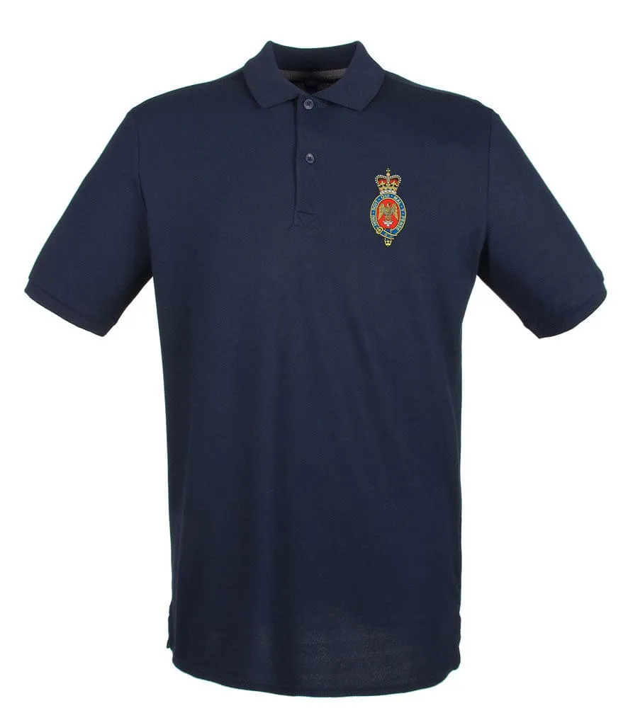 Blues and Royals Embroidered Pique Polo Shirt