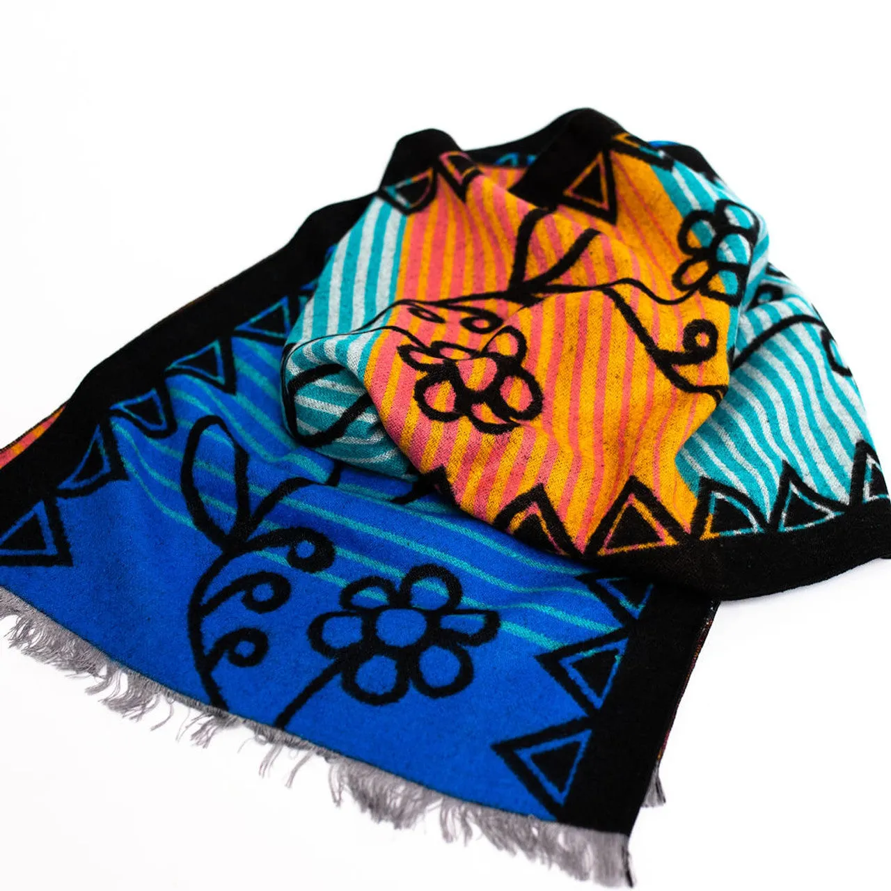 Brushed Silk Scarf - Mother Earth