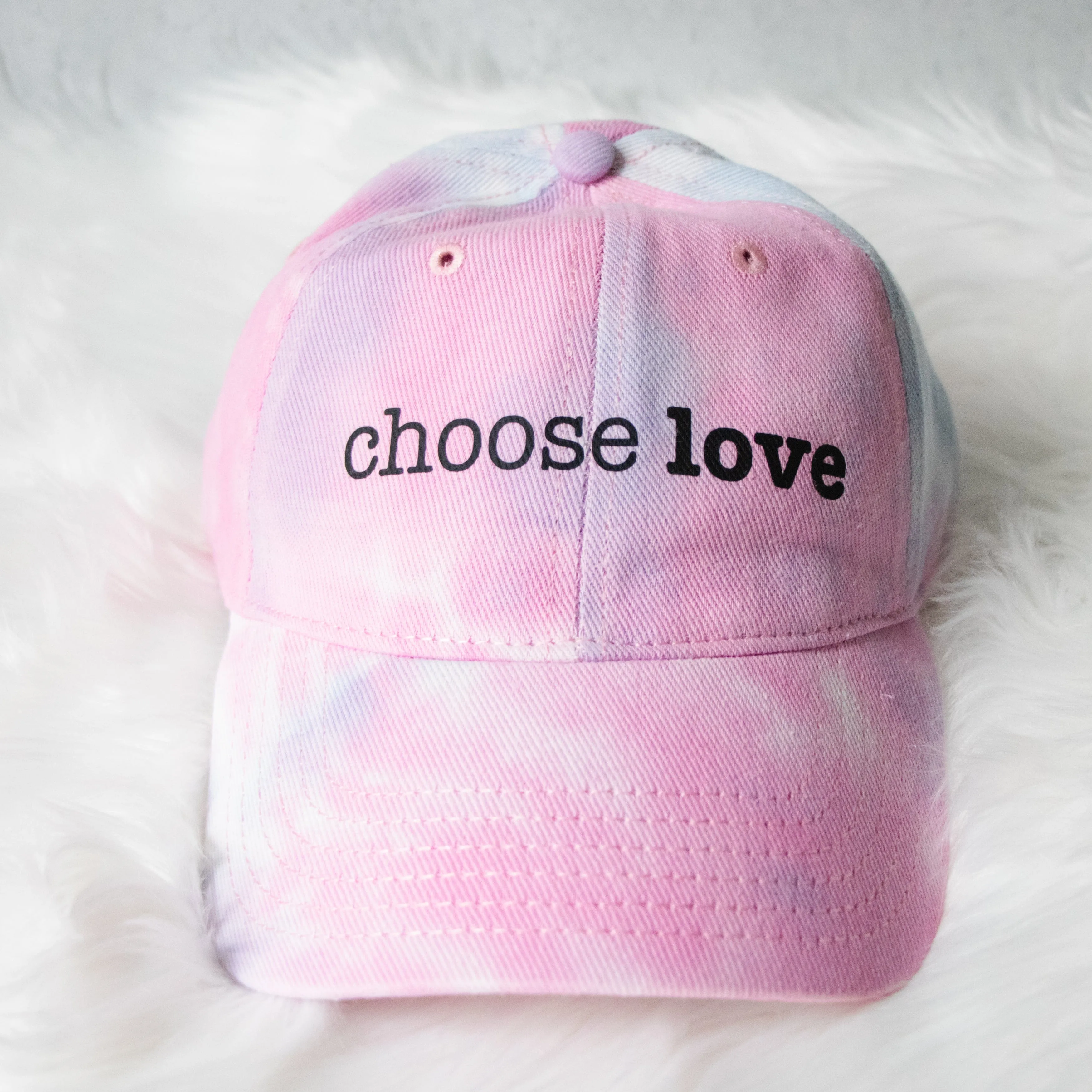 Choose Love Tie Dyed Dad Cap