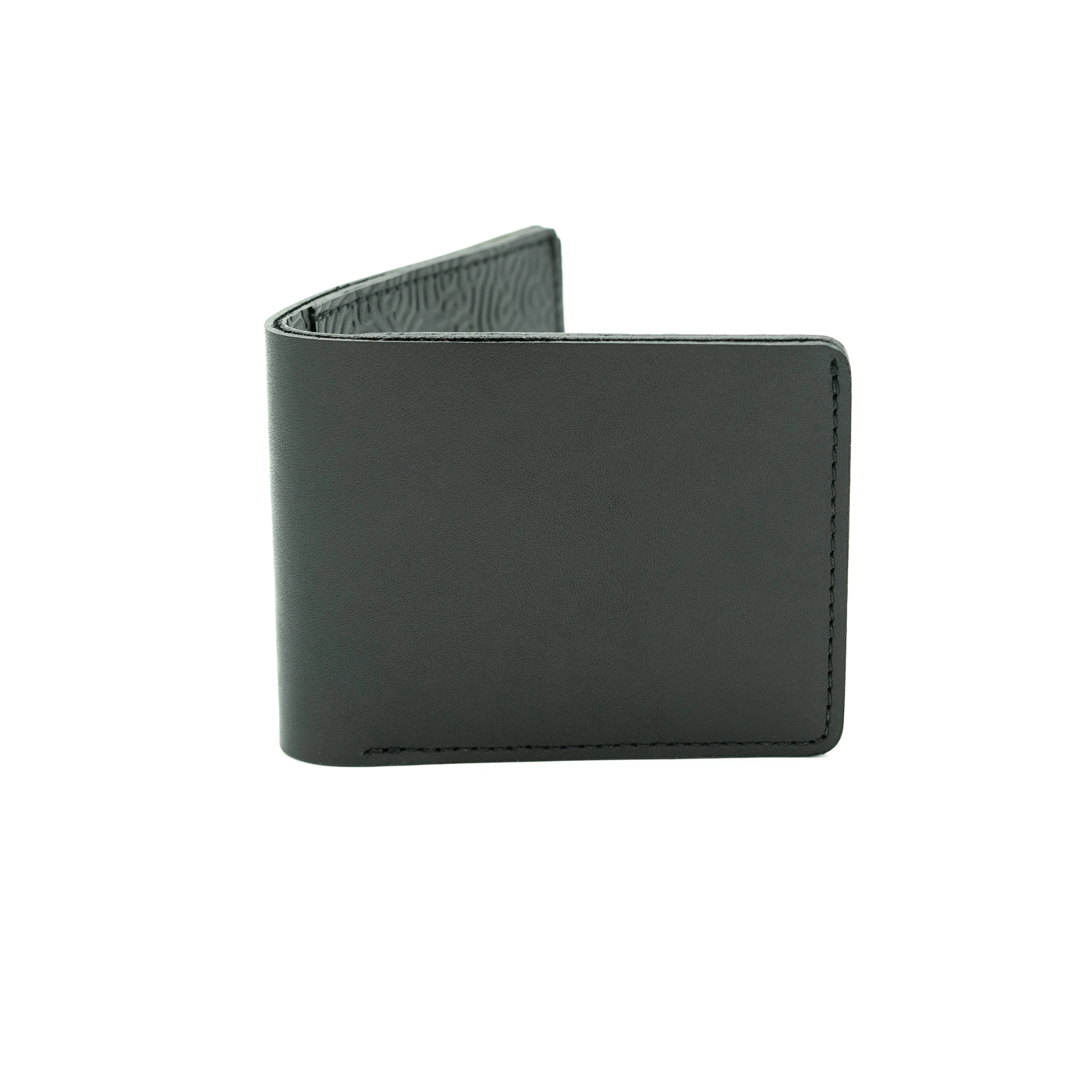 Dad's Billfold - "Coral" Black