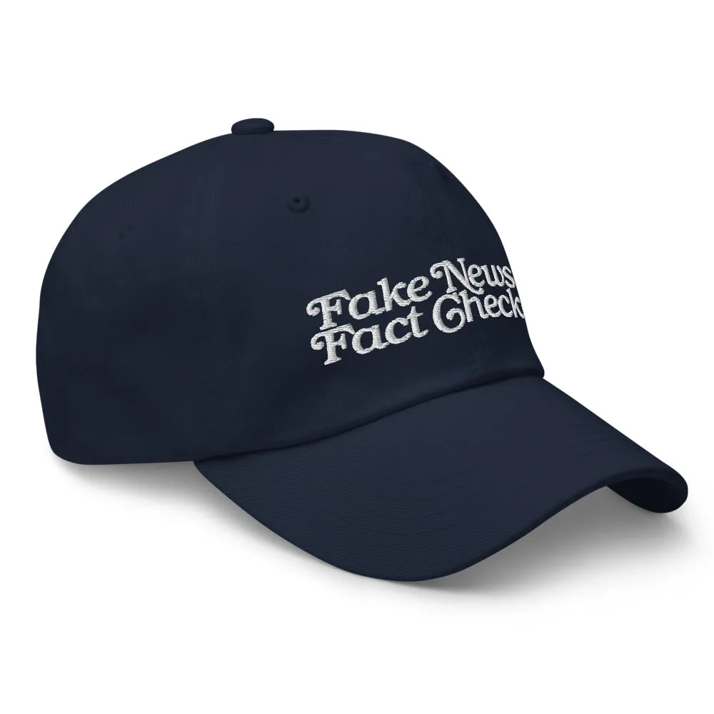 Fake News Fact Ckecker Dad hat