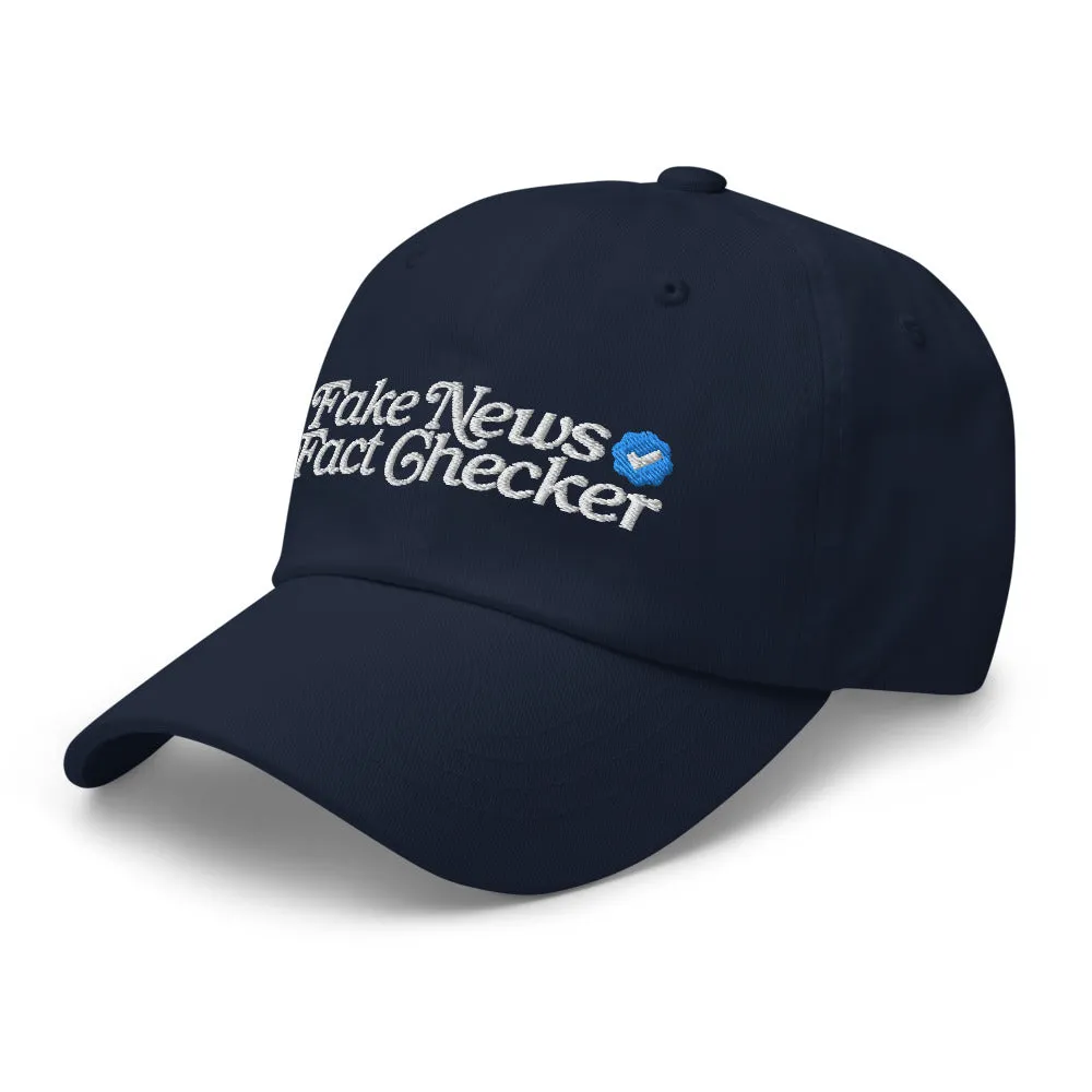 Fake News Fact Ckecker Dad hat