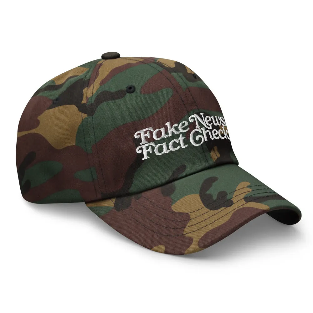 Fake News Fact Ckecker Dad hat