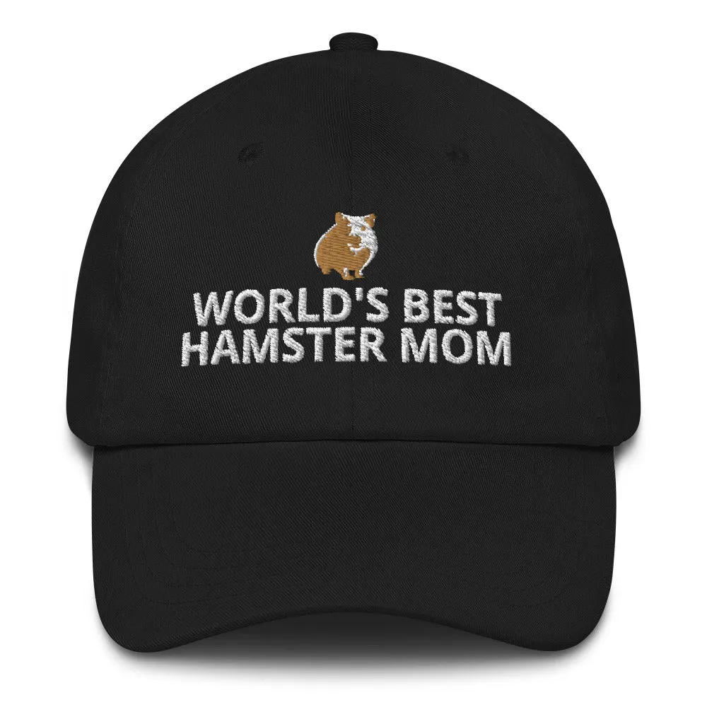 Hamster Hat | World's Best Hamster Mom | Perfect gift for the Pet Hamster lover!