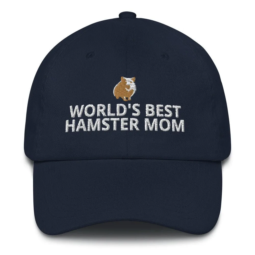 Hamster Hat | World's Best Hamster Mom | Perfect gift for the Pet Hamster lover!