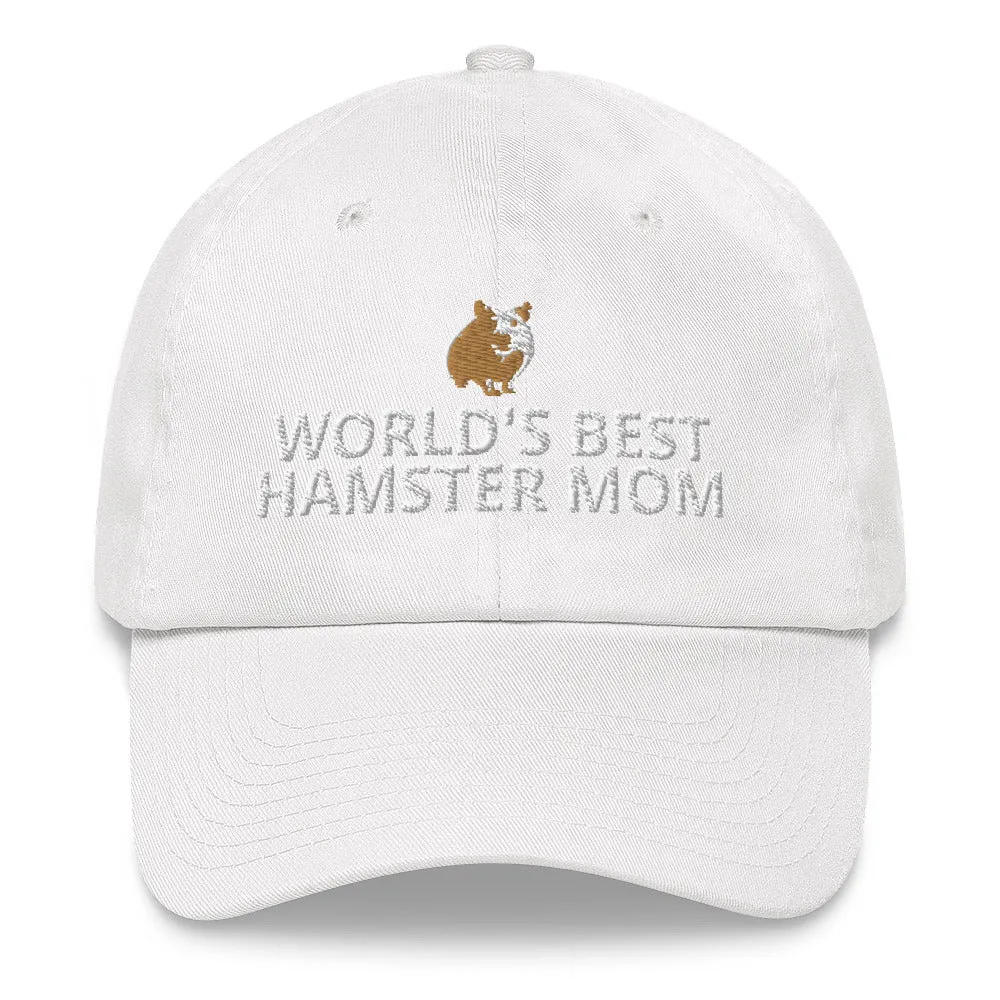 Hamster Hat | World's Best Hamster Mom | Perfect gift for the Pet Hamster lover!