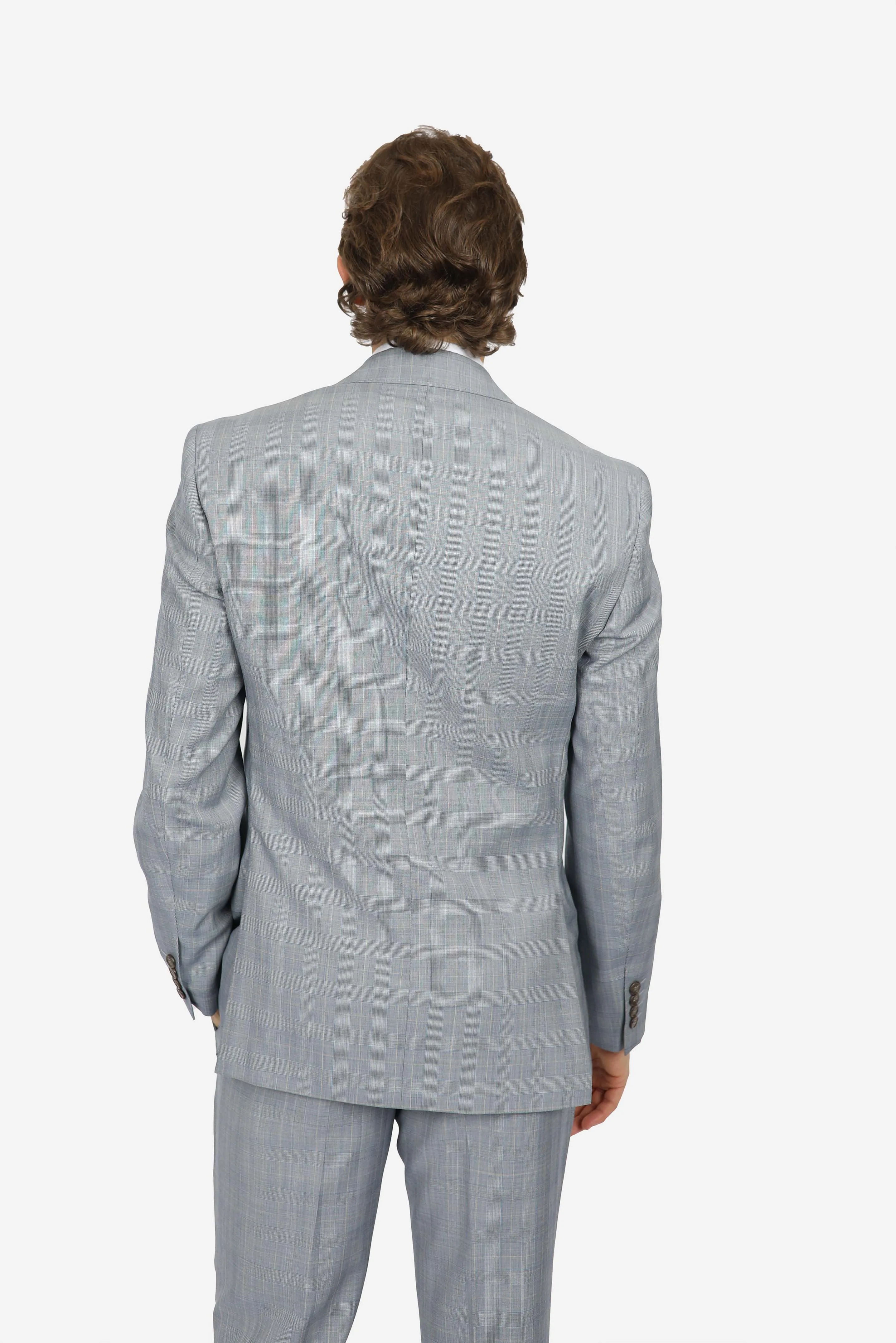 Light Grey Brinsley Check Jacket