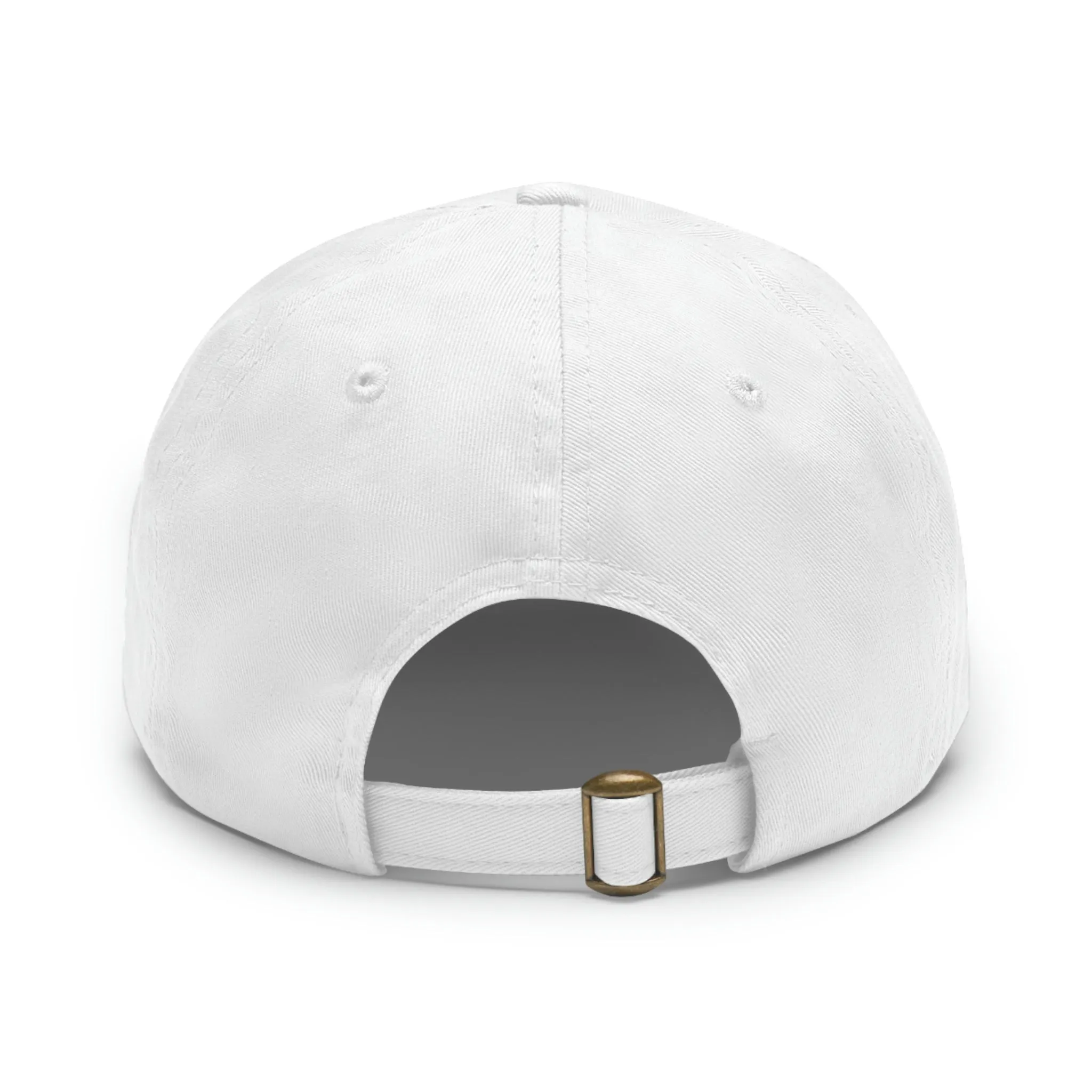 Make-up Horse POD Dad Hat with Leather Patch (Rectangle)