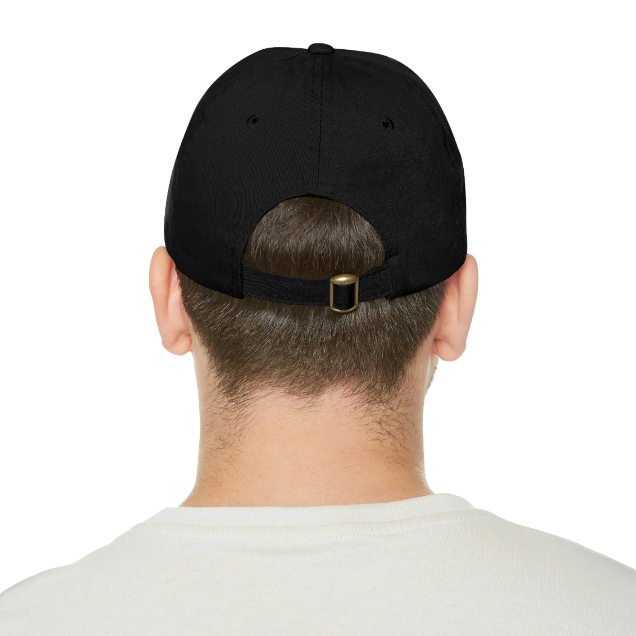 Make-up Horse POD Dad Hat with Leather Patch (Rectangle)