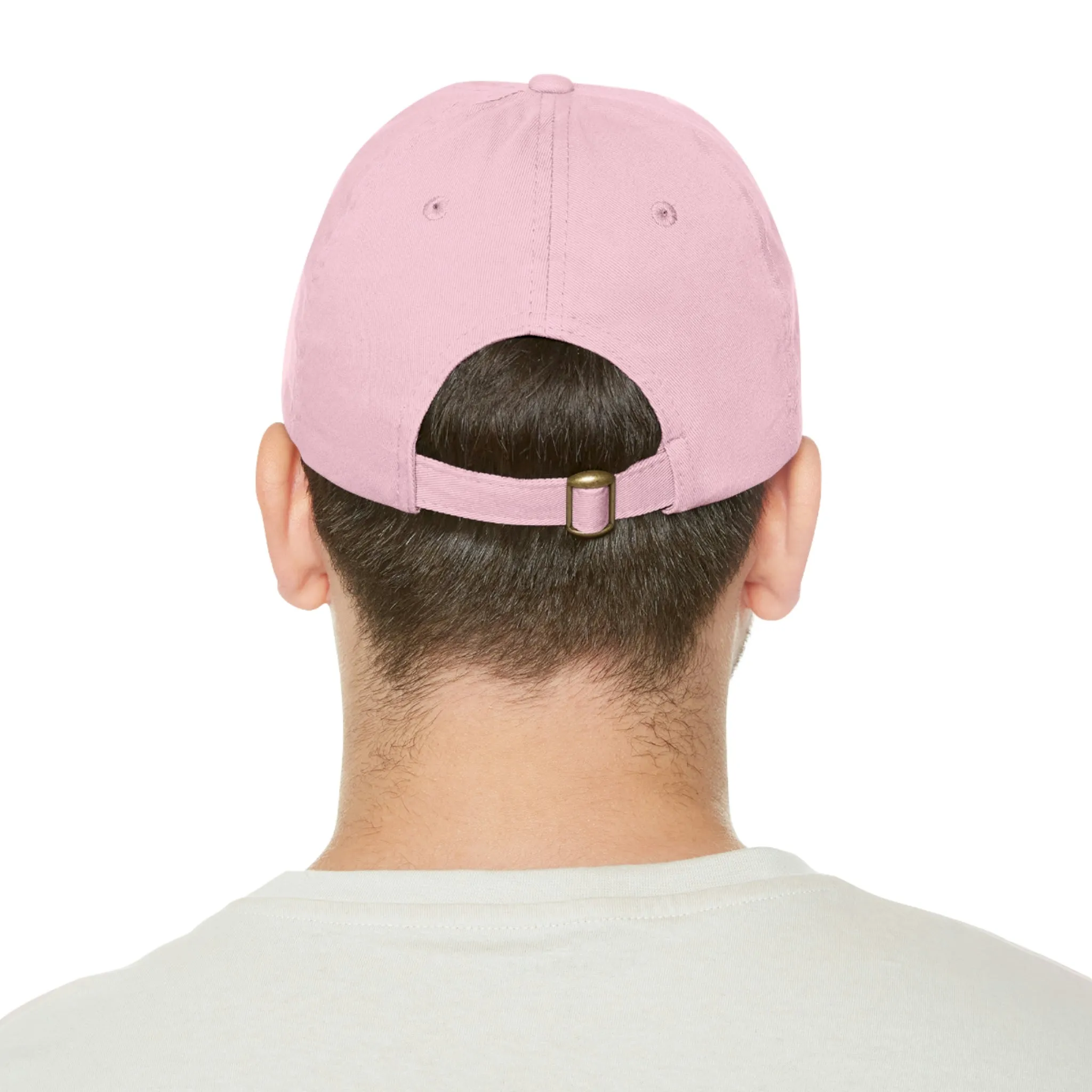 Make-up Horse POD Dad Hat with Leather Patch (Rectangle)