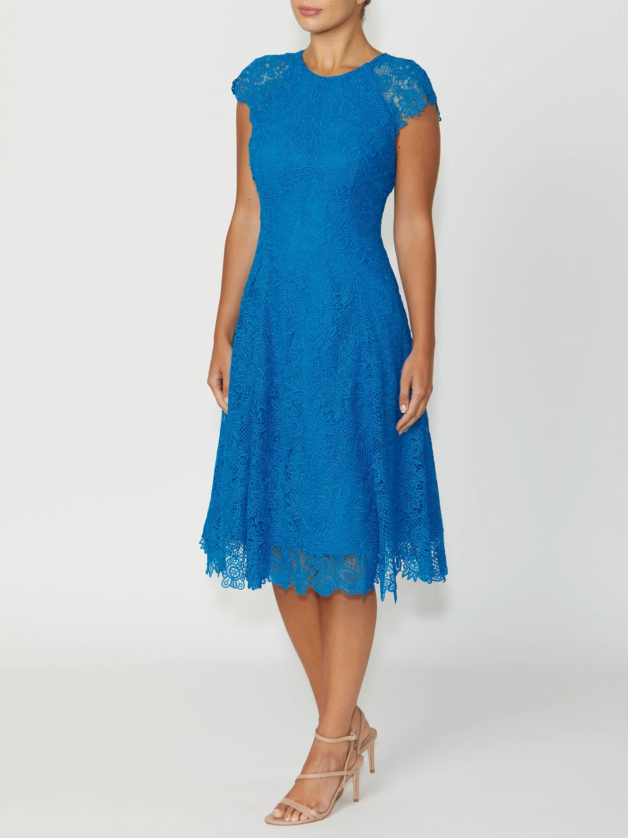 Marnie Blue Lace Dress