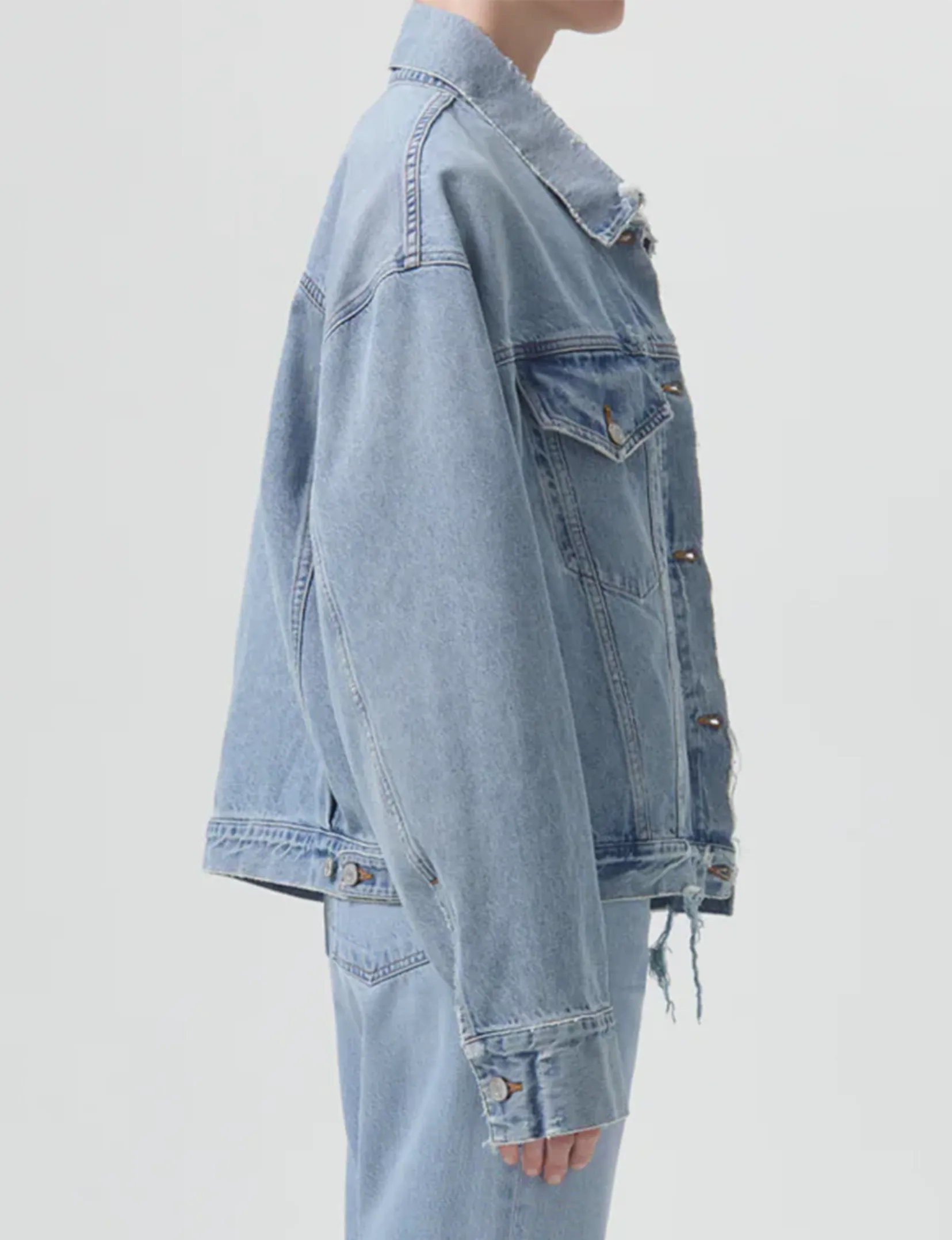 Martika Denim Jacket, Fray