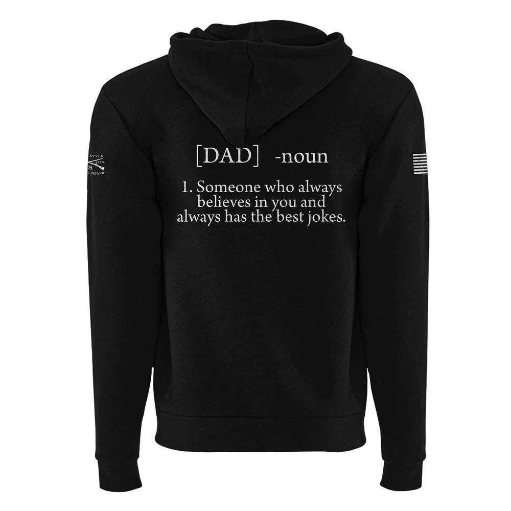 Men's Dad Defined Full-Zip Hoodie - Black