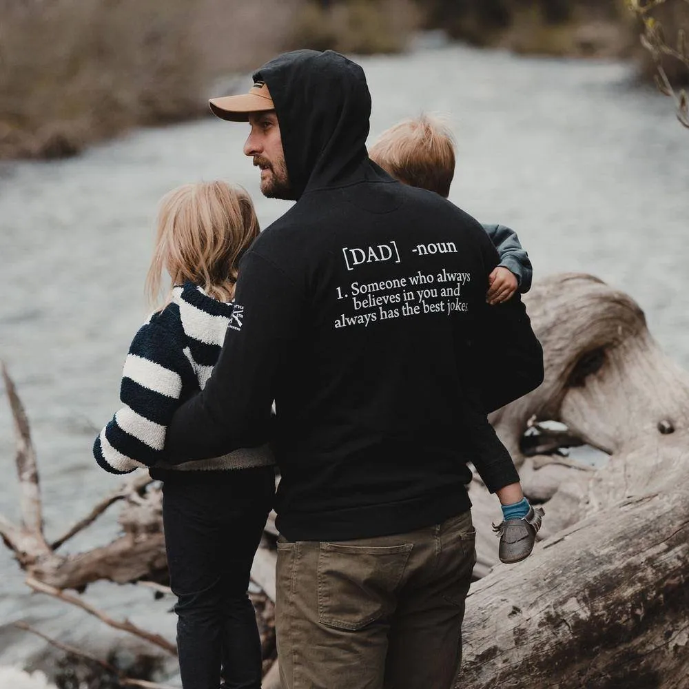 Men's Dad Defined Full-Zip Hoodie - Black