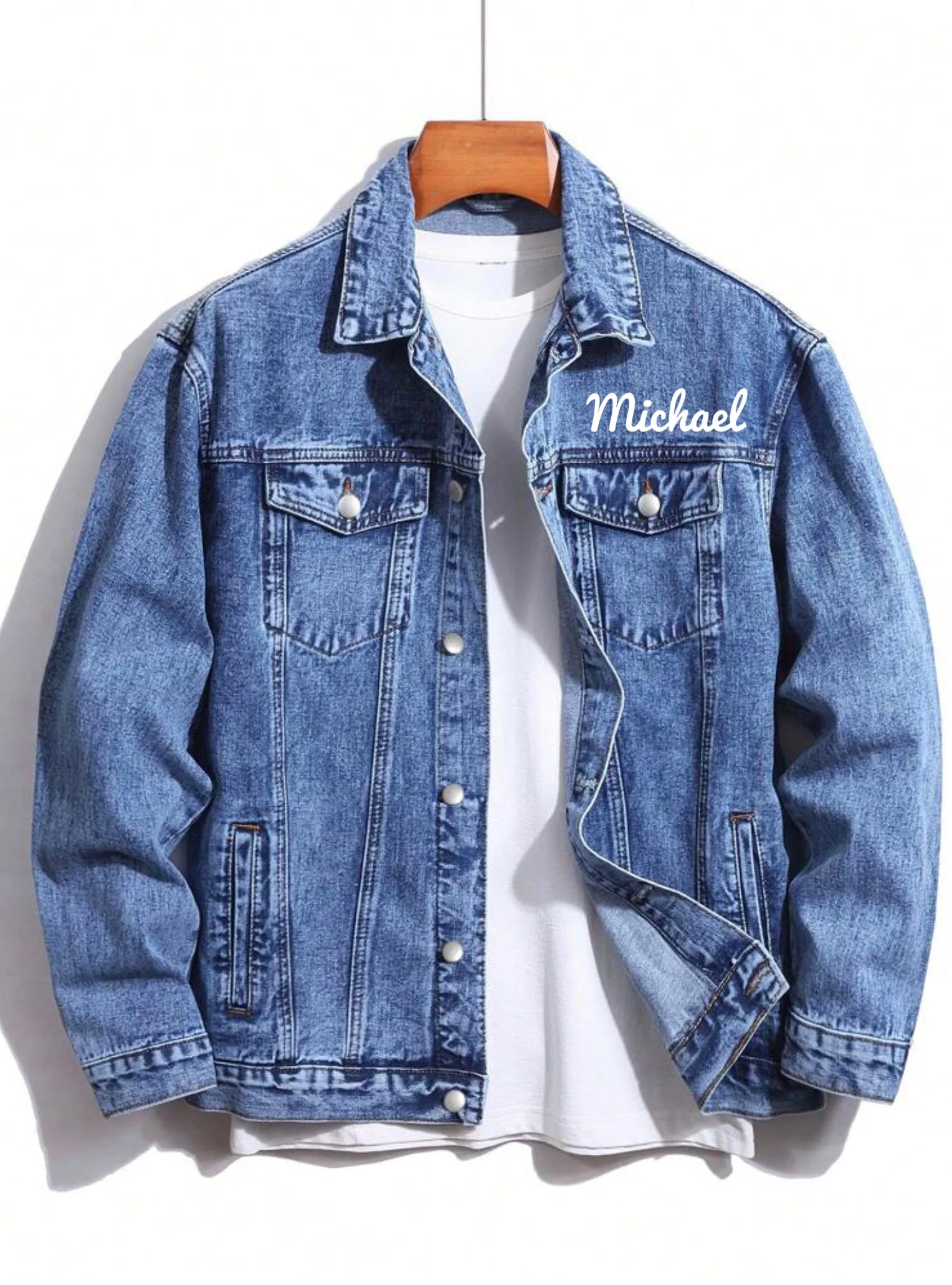 Mens Denim Jacket | Custom Embroidery