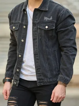 Mens Denim Jacket | Custom Embroidery