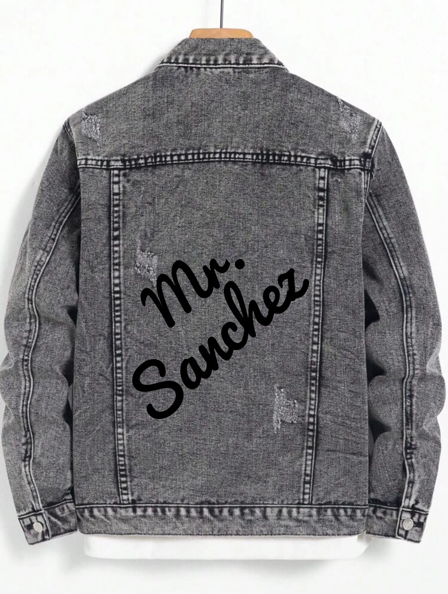 Mens Denim Jacket | Custom Embroidery