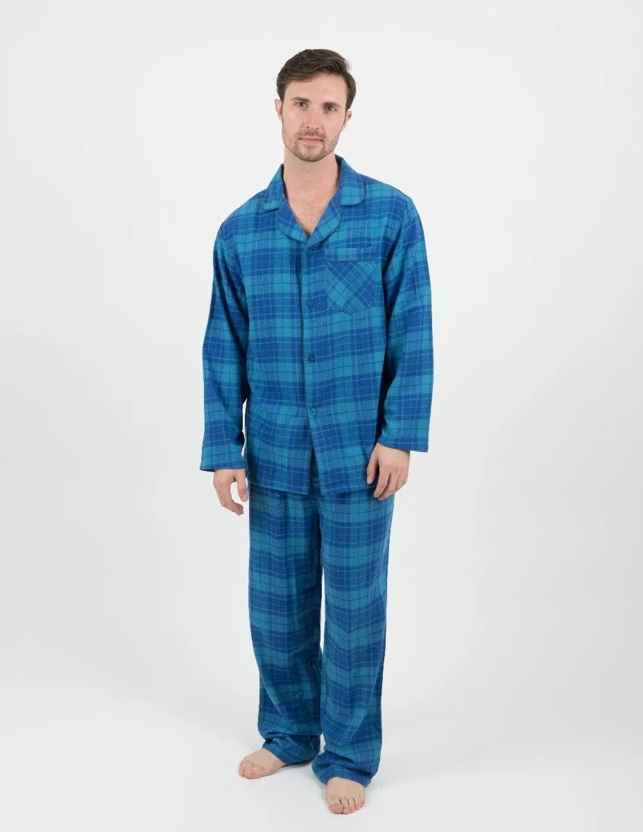 Men's Flannel Plaid & Print Pajamas