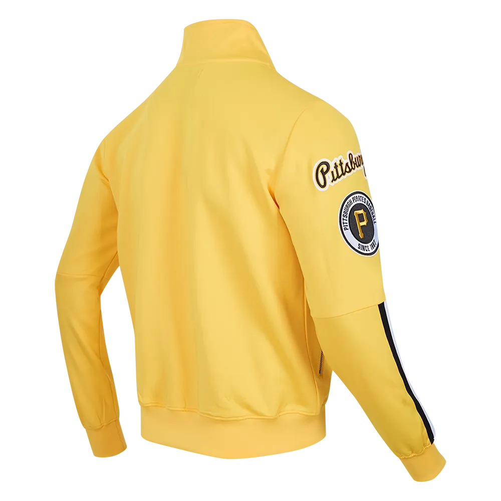 MLB PITTSBURGH PIRATES CLASSIC MEN'S DK TRACK JACKET (YELLOW)