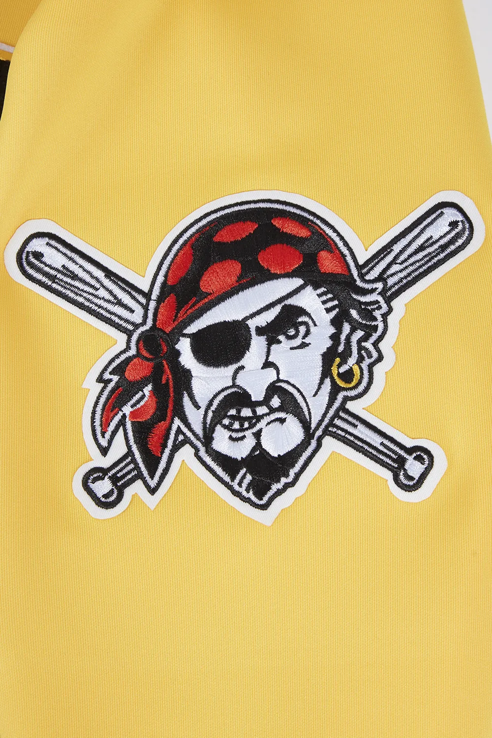 MLB PITTSBURGH PIRATES CLASSIC MEN'S DK TRACK JACKET (YELLOW)