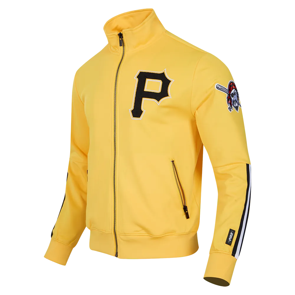 MLB PITTSBURGH PIRATES CLASSIC MEN'S DK TRACK JACKET (YELLOW)