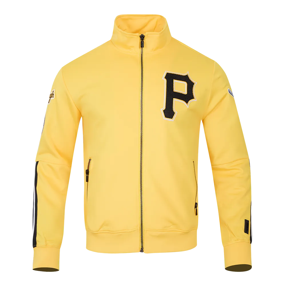 MLB PITTSBURGH PIRATES CLASSIC MEN'S DK TRACK JACKET (YELLOW)