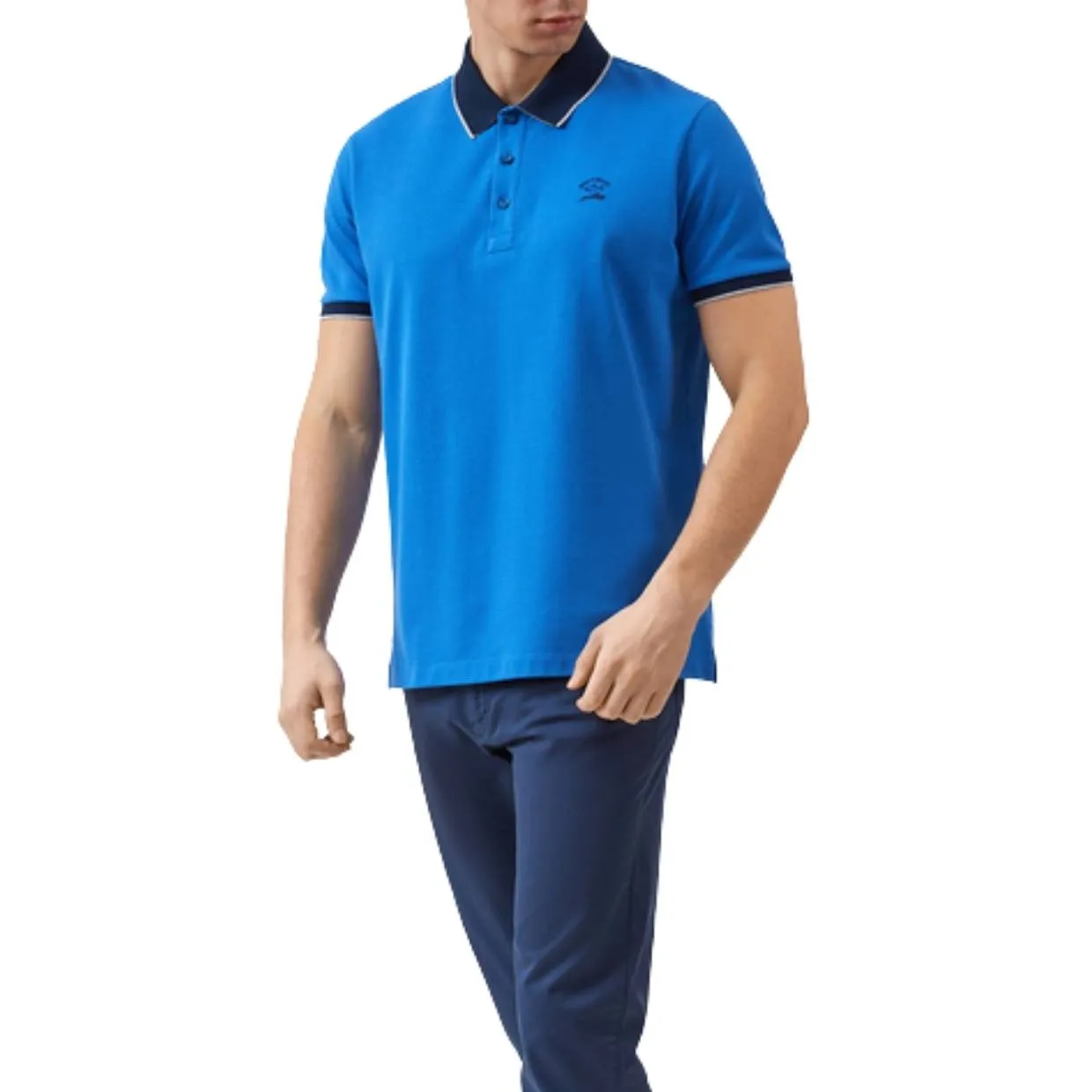 Paul & Shark Organic Cotton Piqué Polo With Logo