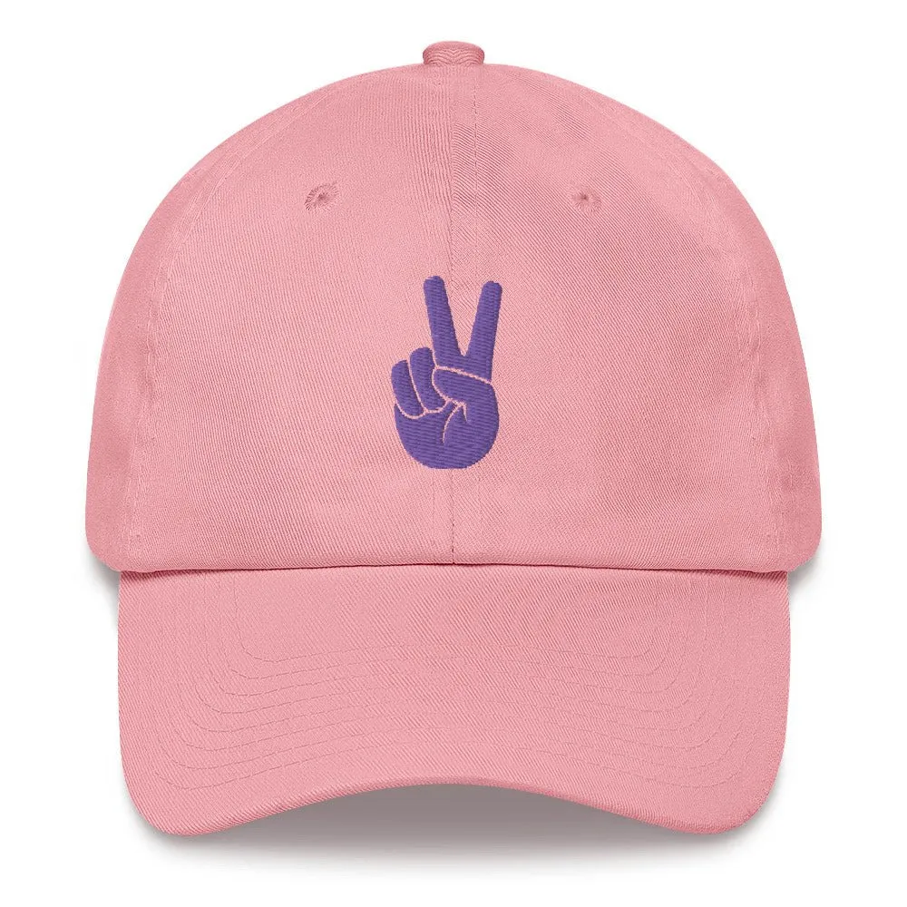 Peace Sign Hand Hat