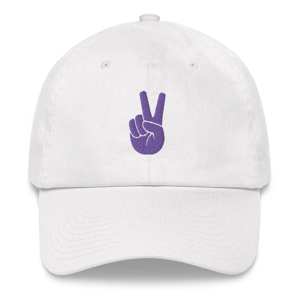 Peace Sign Hand Hat