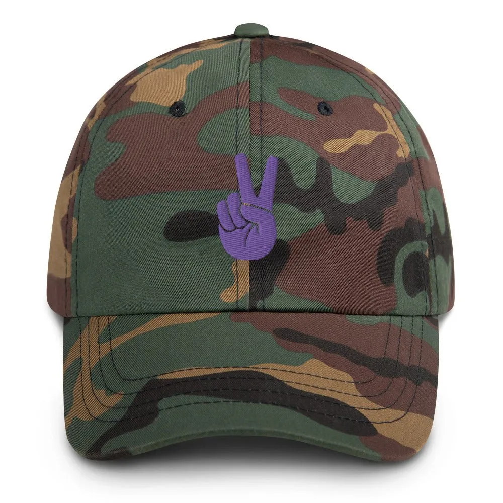 Peace Sign Hand Hat