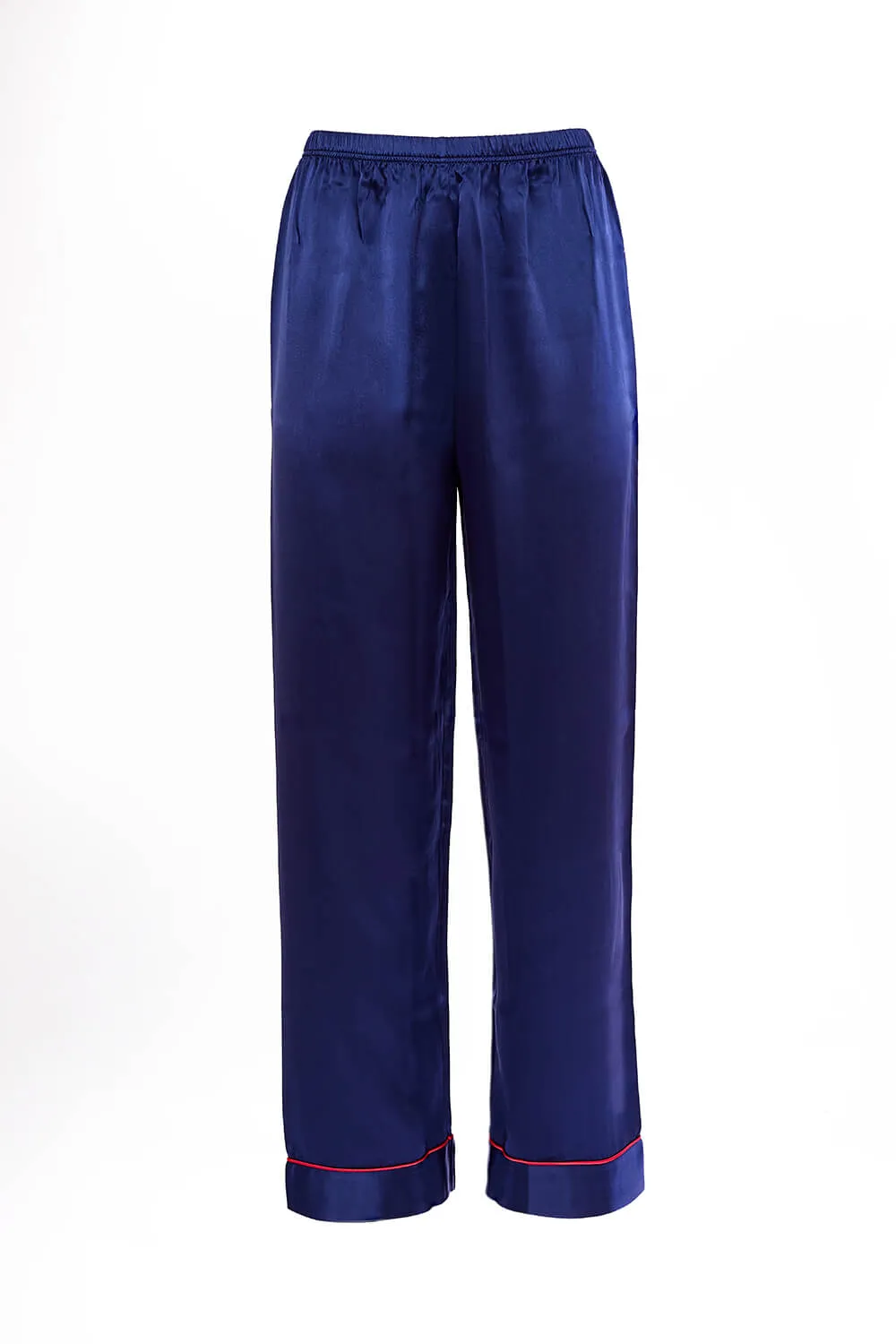 Pure Silk Piped Pyjamas (in stock, 3-day dispatch)