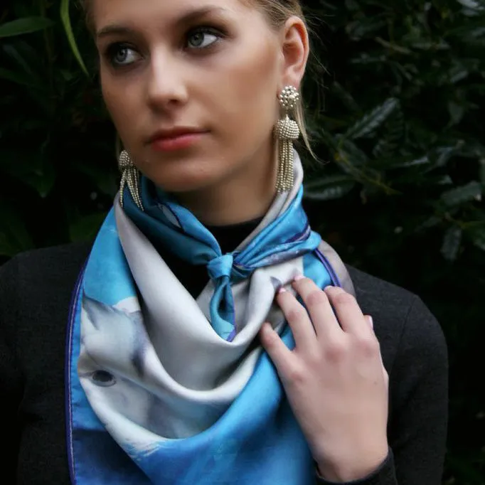 River Horse - Square Silk Scarf