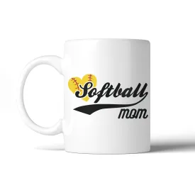 Softball Mom Coffee Mug For Sports Mom Mother's Day Gift Coffee Mug