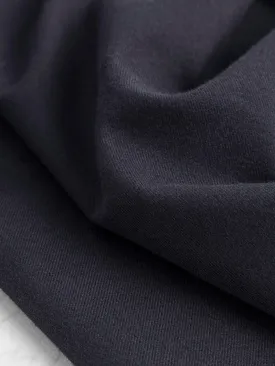 Solid Cotton Flannel Twill - Navy