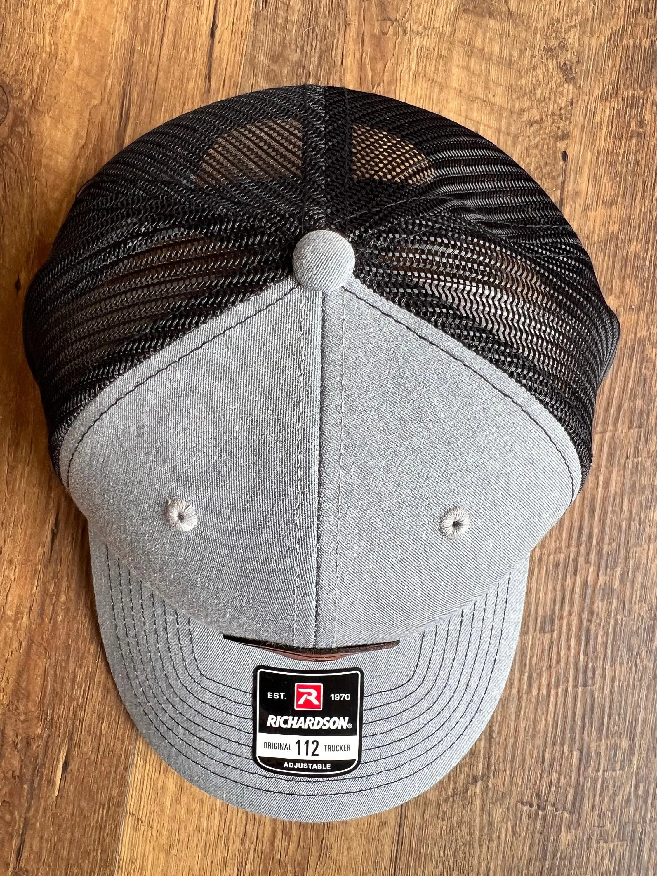 Swing. Swear. Repeat. | Golf Hat | Richardson 112 Leather Patch Hat for  Golfers | Unique Christmas Gift Idea for Golfers