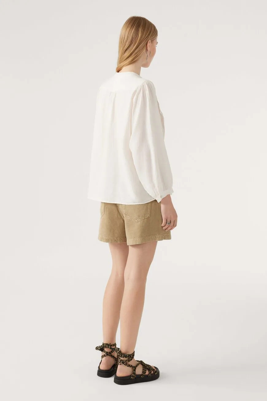 Timbra Lace Shirt ~ Off-White