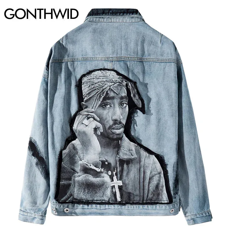 Tupac Denim Jacket