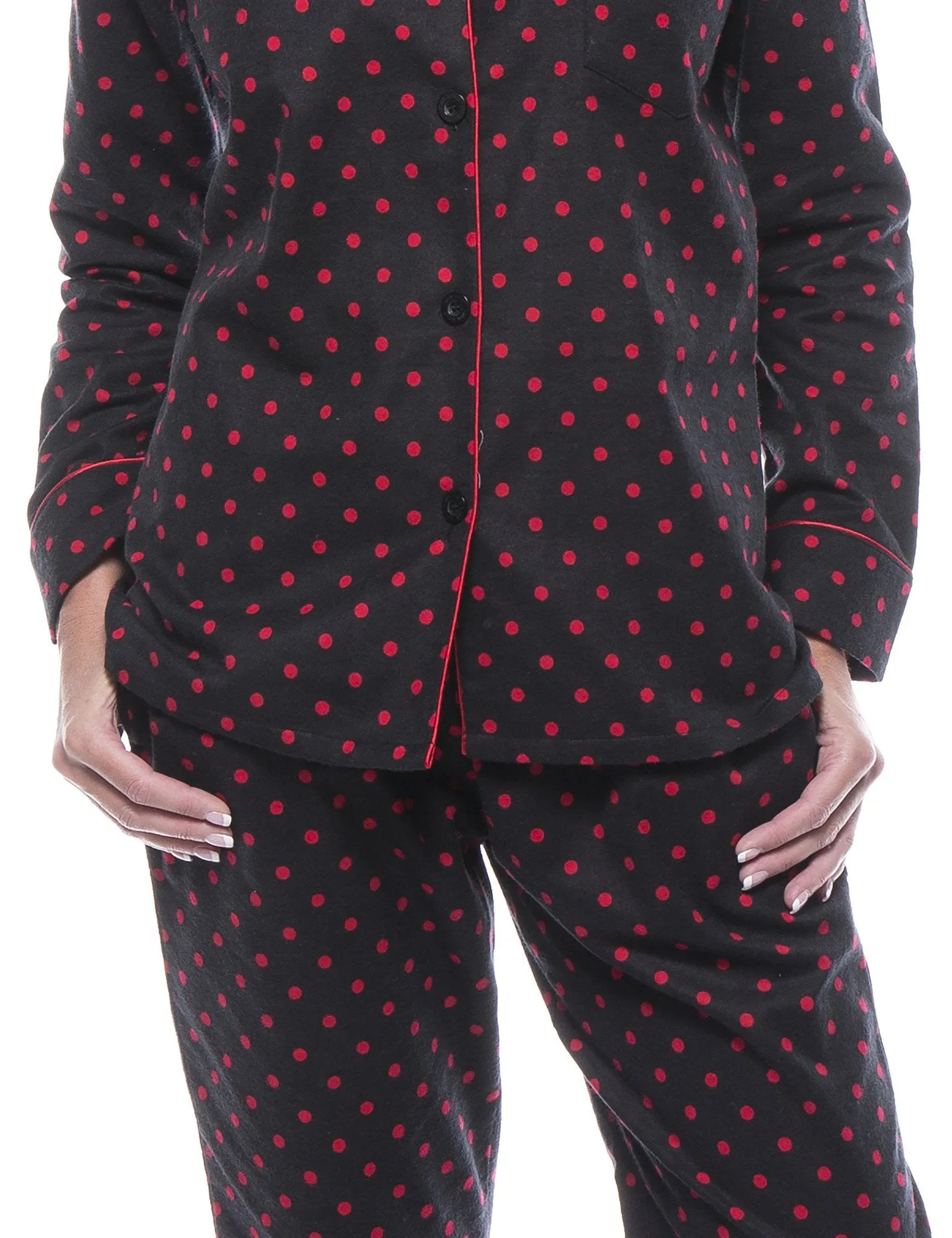 Women's 100% Cotton Flannel Pajama Sleepwear Set