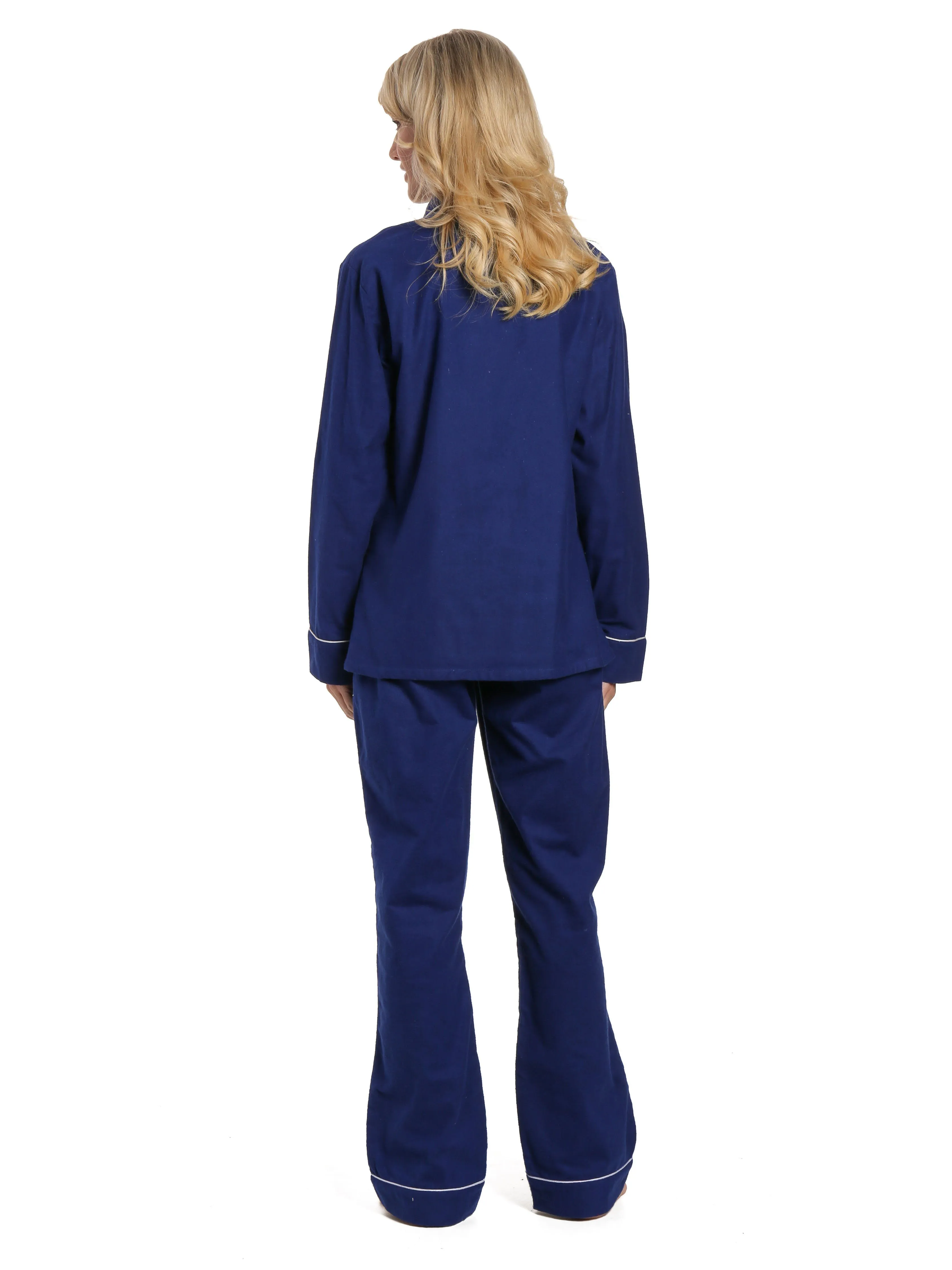 Women's 100% Cotton Flannel Pajama Sleepwear Set